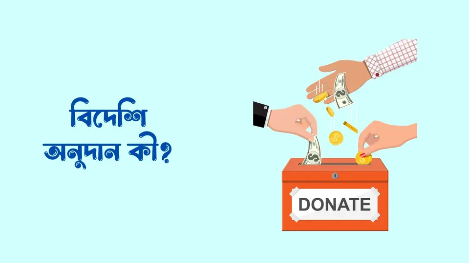 বিদেশি অনুদান কিভাবে পাবো