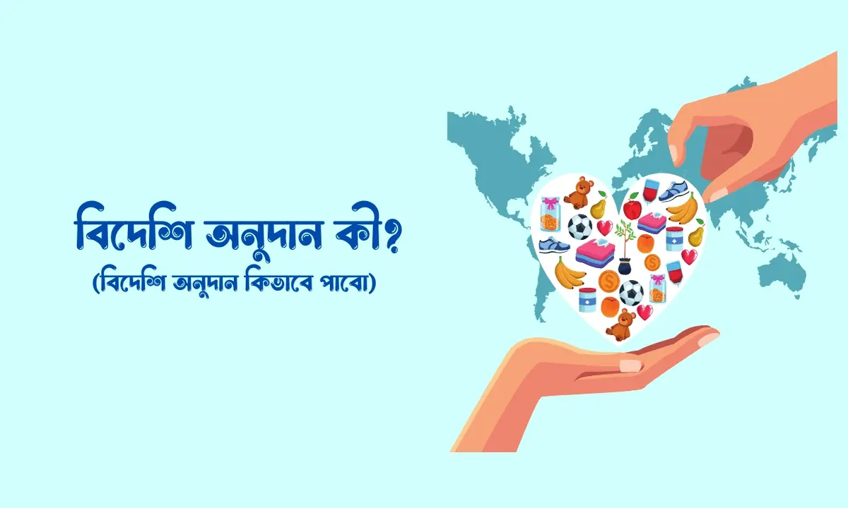 বিদেশি অনুদান কিভাবে পাবো